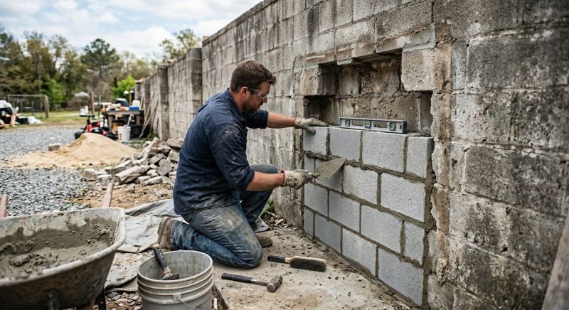 Block Wall Repair in Castle Rock, CO
