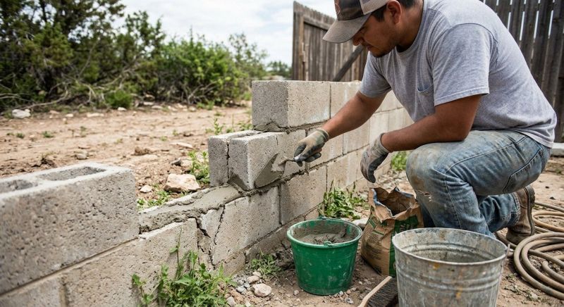 Block Wall Repair in Commerce City, CO