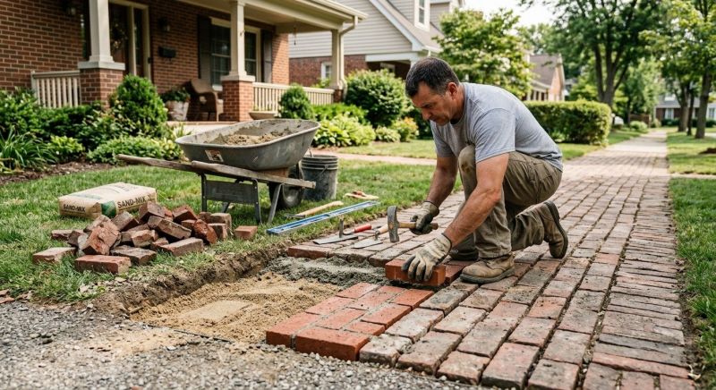 Brick Flatwork Repair in Aurora, CO