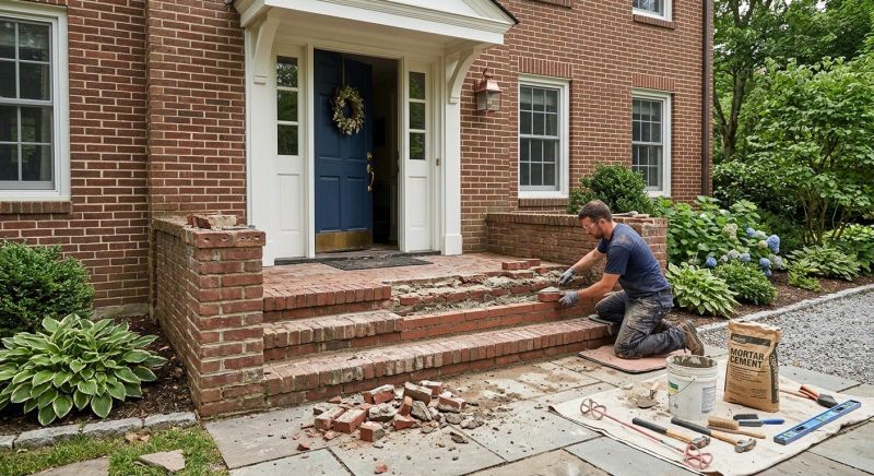 Brick Flatwork Repair in Castle Rock, CO