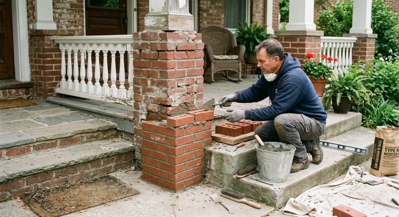 Brick Stairs Repair in Erie, CO