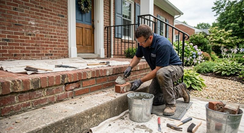 Brick Stairs Repair in Parker, CO