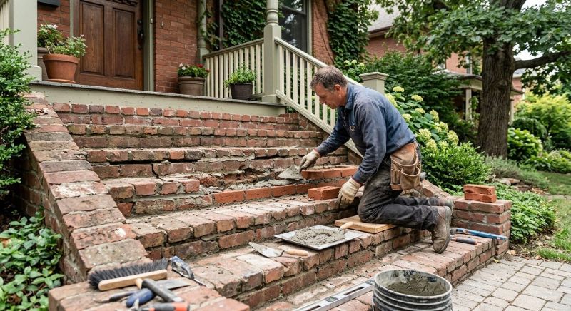 Brick Stairs Repair in Wheat Ridge, CO