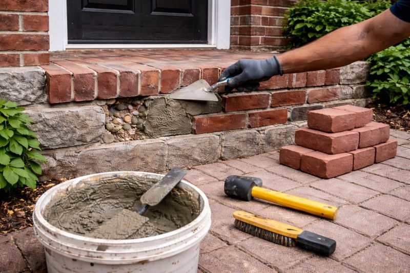 Brick Stoop Repair in Denver County, CO
