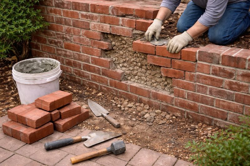 Brick Wall Repair in Littleton, CO
