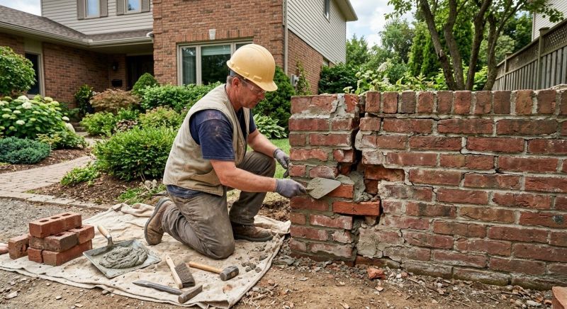 Brick Wall Repair in Parker, CO