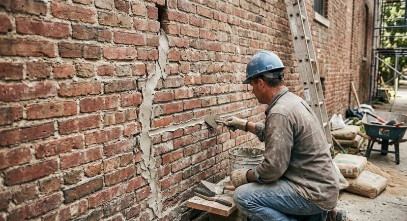 Brick Wall Repair in Wheat Ridge, CO