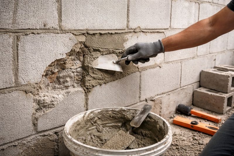 Cinder Block Wall Repair in Castle Rock, CO