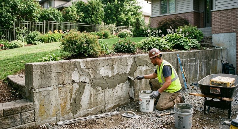 Retaining Wall Repair in Broomfield, CO
