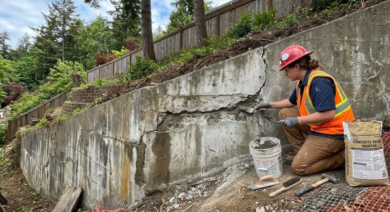 Retaining Wall Repair in Commerce City, CO