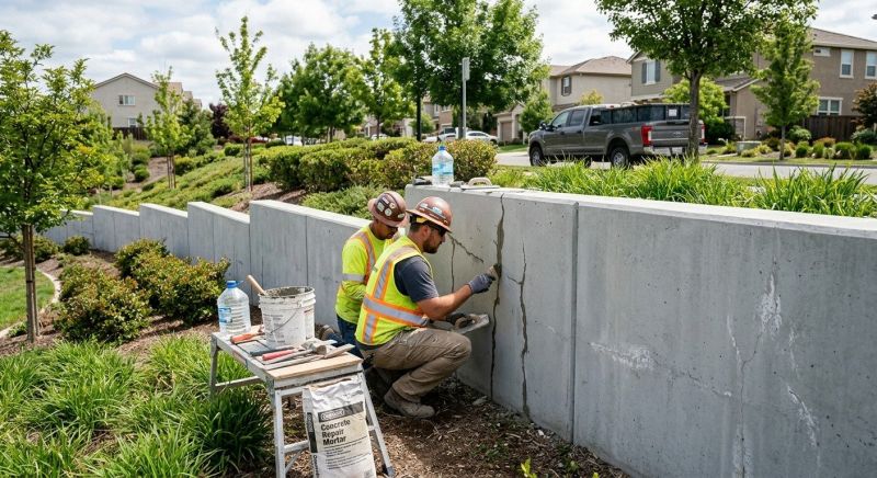 Retaining Wall Repair in Commerce City, CO