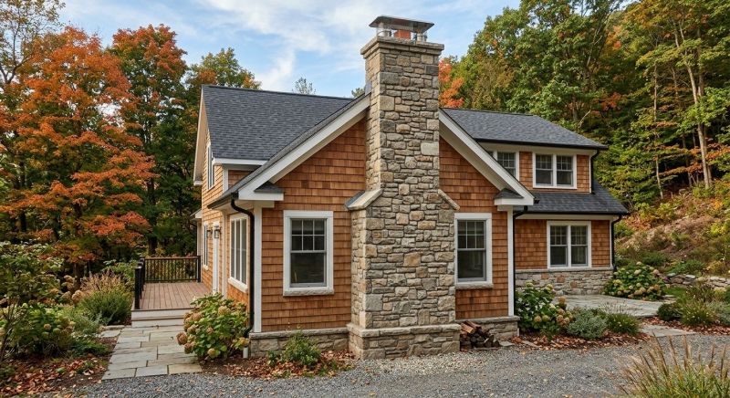 Stone Chimney Installation in Evergreen, CO