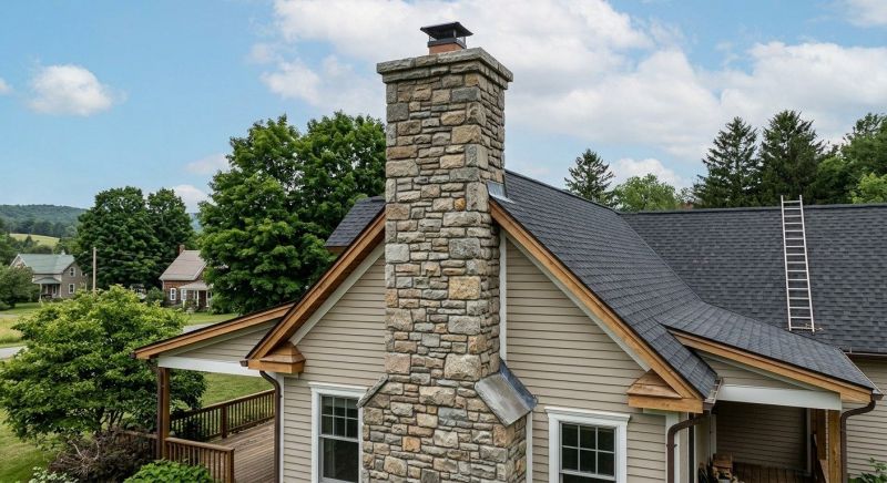 Stone Chimney Installation in Denver County, CO