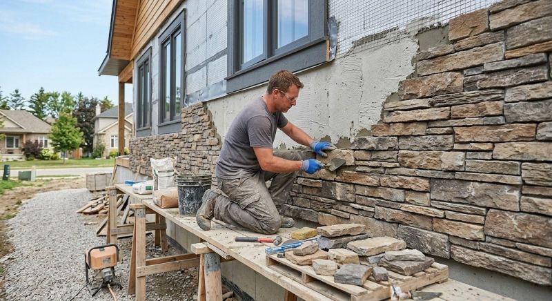 Stone Veneer Installation in Douglas County, CO