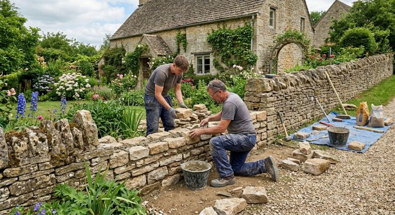Stone Wall Repair in Douglas County, CO